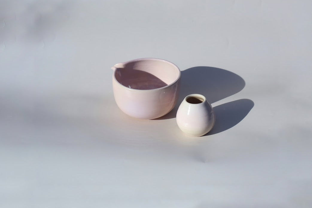 Pastel Pink Matcha Set