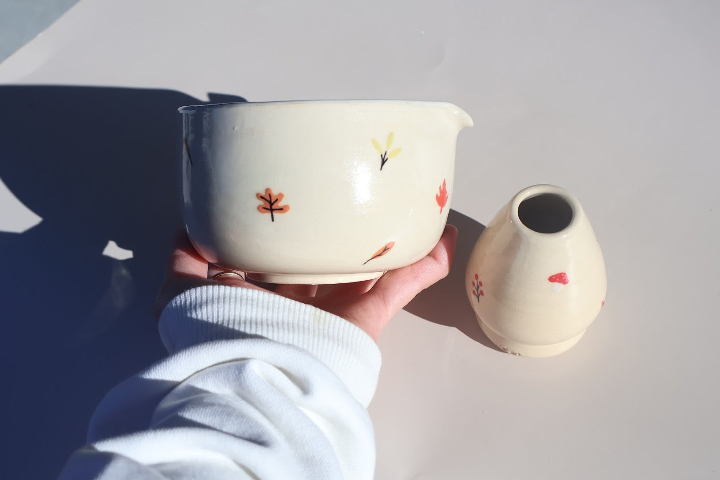 Fall Pattern Matcha Set ver 2