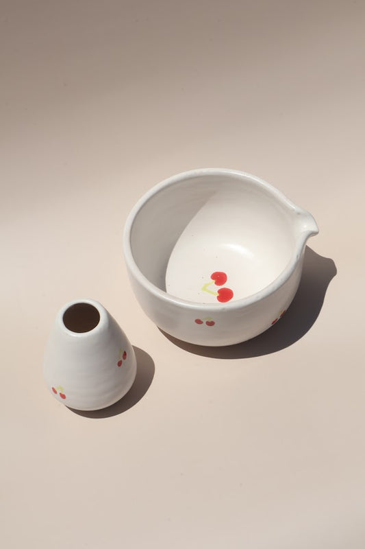 Chery Pattern Matcha Set