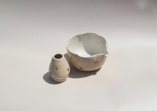 Fall Pattern Matcha Set
