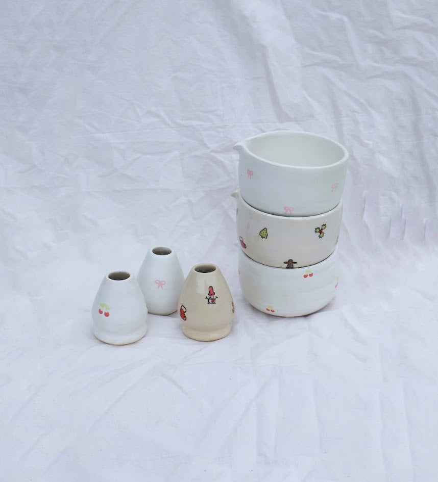 Chery Pattern Matcha Set