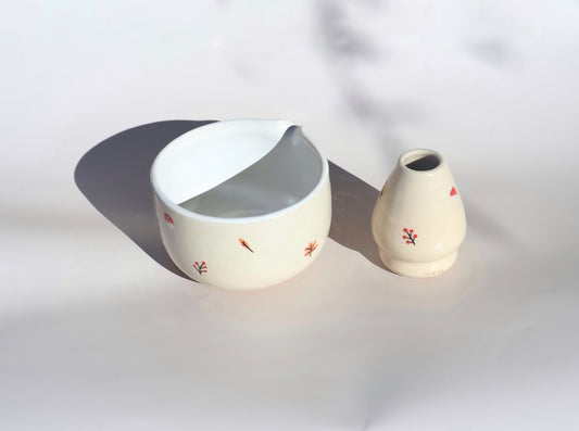 Fall Pattern Matcha Set ver 2