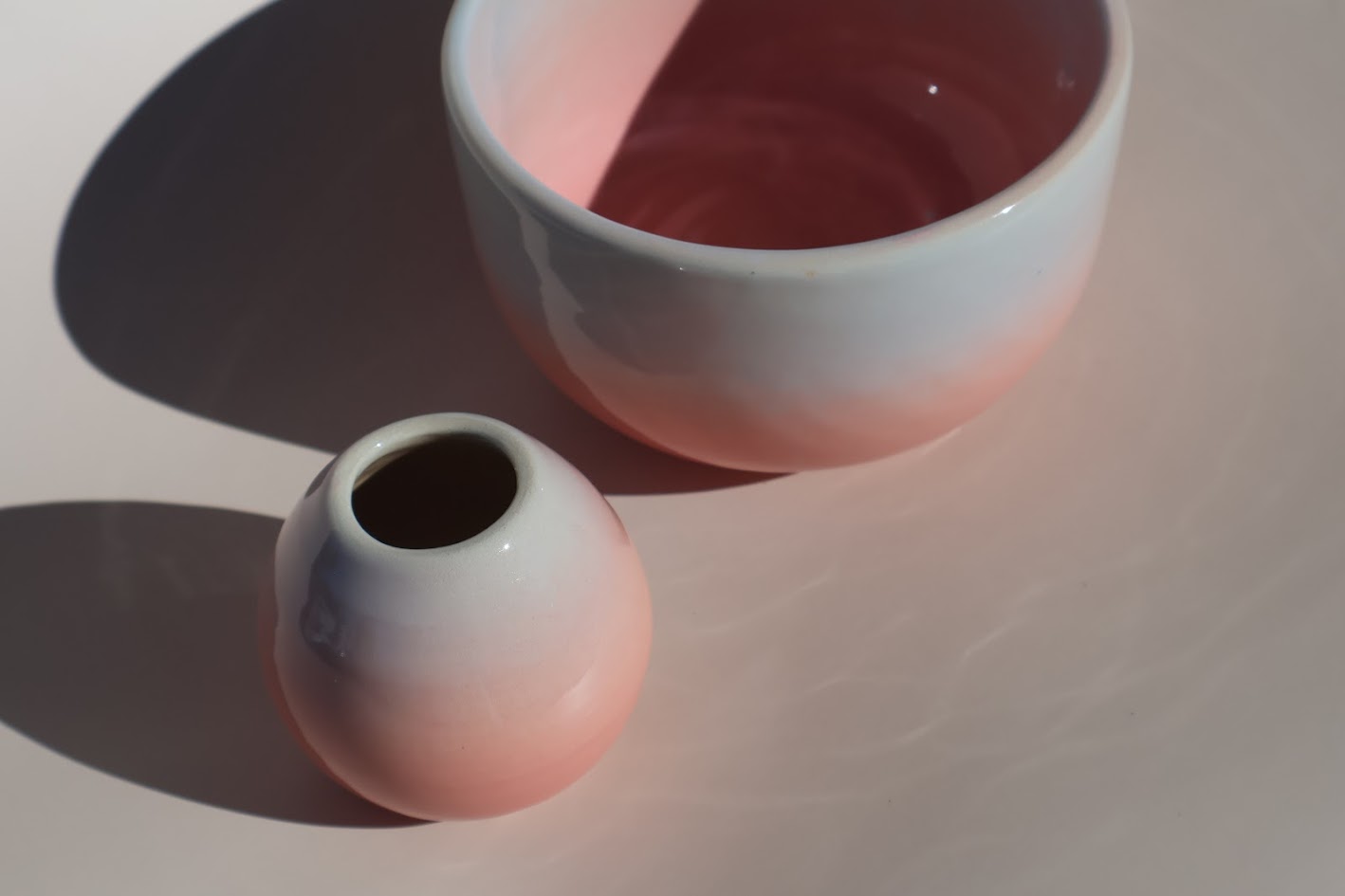 Ombre Pink Blue Matcha Set