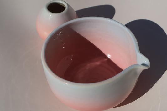 Ombre Pink Blue Matcha Set