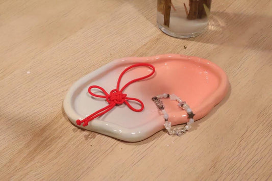 Ómbre Pink Blue Large Tray